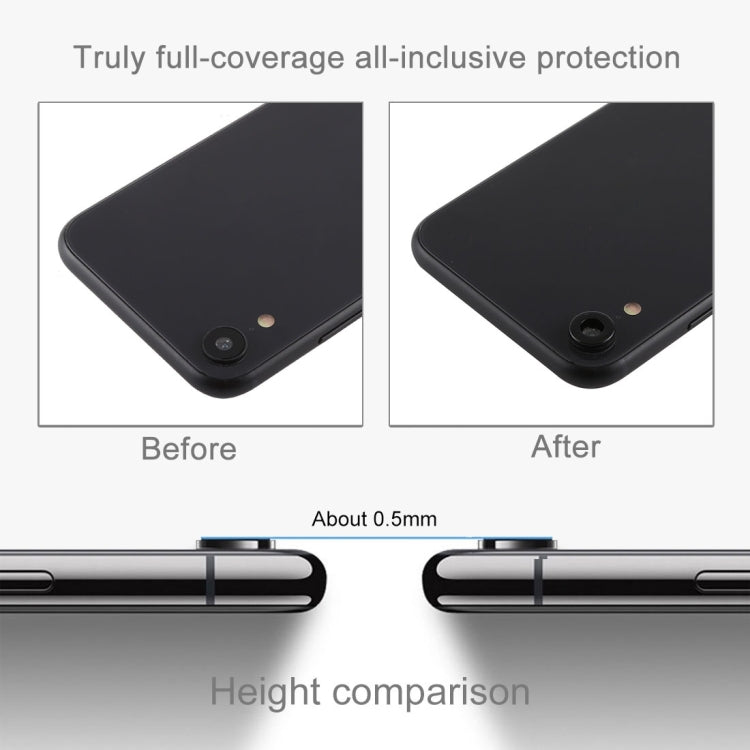 ฝาครอบวงแหวนป้องกันเลนส์กล้องด้านหลังพร้อม Eject Pin สำหรับ iPhone XR, iPhone XR