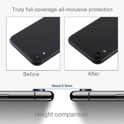 ฝาครอบวงแหวนป้องกันเลนส์กล้องด้านหลังพร้อม Eject Pin สำหรับ iPhone XR, iPhone XR