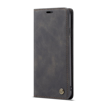 สำหรับ iPhone XR CaseMe-013 มัลติฟังก์ชั่น Retro Frosted ซองหนังพลิกแนวนอนพร้อมช่องเสียบการ์ดและผู้ถือและกระเป๋าสตางค์, For iPhone XR