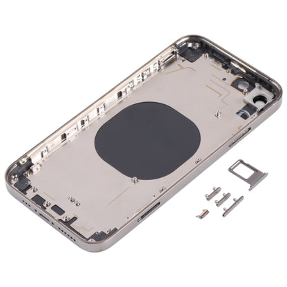 ฝาครอบด้านหลังวัสดุสแตนเลสสตีลพร้อมรูปลักษณ์เลียนแบบ iP13 Pro สำหรับ iPhone XR, for iPhone XR(Black), for iPhone XR(Gold), for iPhone XR(Blue), for iPhone XR(White)