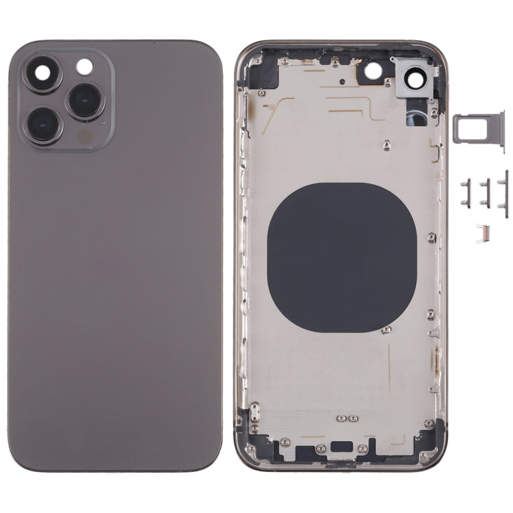ฝาครอบด้านหลังวัสดุสแตนเลสสตีลพร้อมรูปลักษณ์เลียนแบบ iP13 Pro สำหรับ iPhone XR, for iPhone XR(Black), for iPhone XR(Gold), for iPhone XR(Blue), for iPhone XR(White)