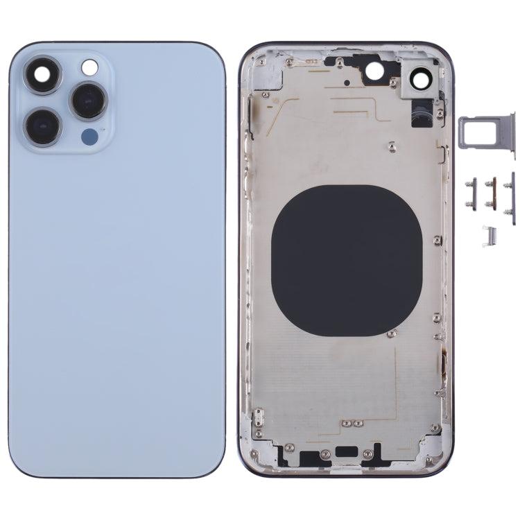 ฝาครอบด้านหลังวัสดุสแตนเลสสตีลพร้อมรูปลักษณ์เลียนแบบ iP13 Pro สำหรับ iPhone XR, for iPhone XR(Black), for iPhone XR(Gold), for iPhone XR(Blue), for iPhone XR(White)