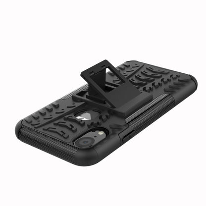สำหรับ iPhone XR เนื้อยาง TPU + PC เคสกันกระแทกพร้อมตัวยึด, For iPhone XR, For XR