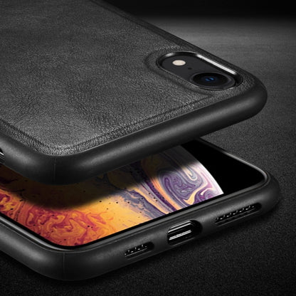 สำหรับ iPhone XR SULADA กันกระแทก TPU + เคสหนังแฮนด์เมด