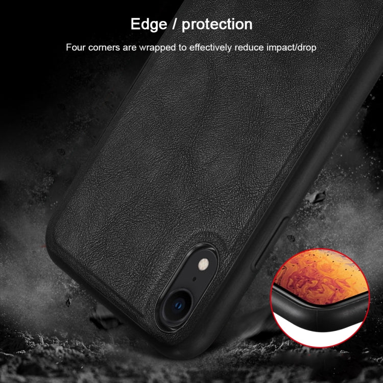 สำหรับ iPhone XR SULADA กันกระแทก TPU + เคสหนังแฮนด์เมด