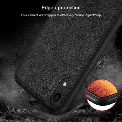 สำหรับ iPhone XR SULADA กันกระแทก TPU + เคสหนังแฮนด์เมด