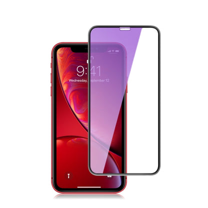 สำหรับ iPhone 11 / XR mocolo 0.33mm 9H 3D รอบขอบฟิล์มกระจกนิรภัยป้องกันรังสีบลูเรย์, iPhone XR