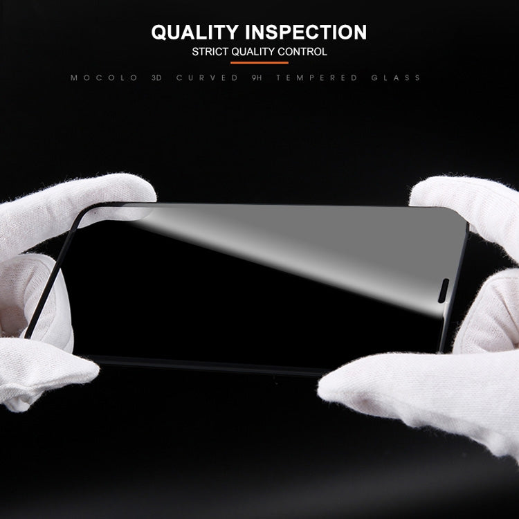 สำหรับ iPhone 11 / XR mocolo 0.33mm 9H 3D รอบขอบความเป็นส่วนตัวฟิล์มกระจกนิรภัยป้องกันแสงสะท้อน, iPhone XR