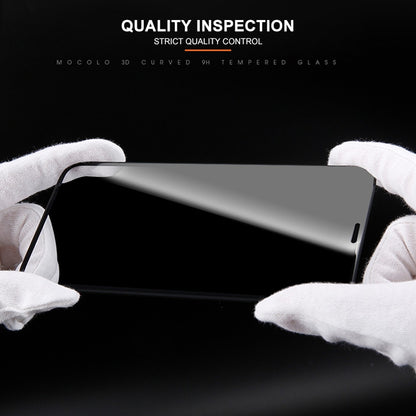 สำหรับ iPhone 11 / XR mocolo 0.33mm 9H 3D รอบขอบความเป็นส่วนตัวฟิล์มกระจกนิรภัยป้องกันแสงสะท้อน, iPhone XR
