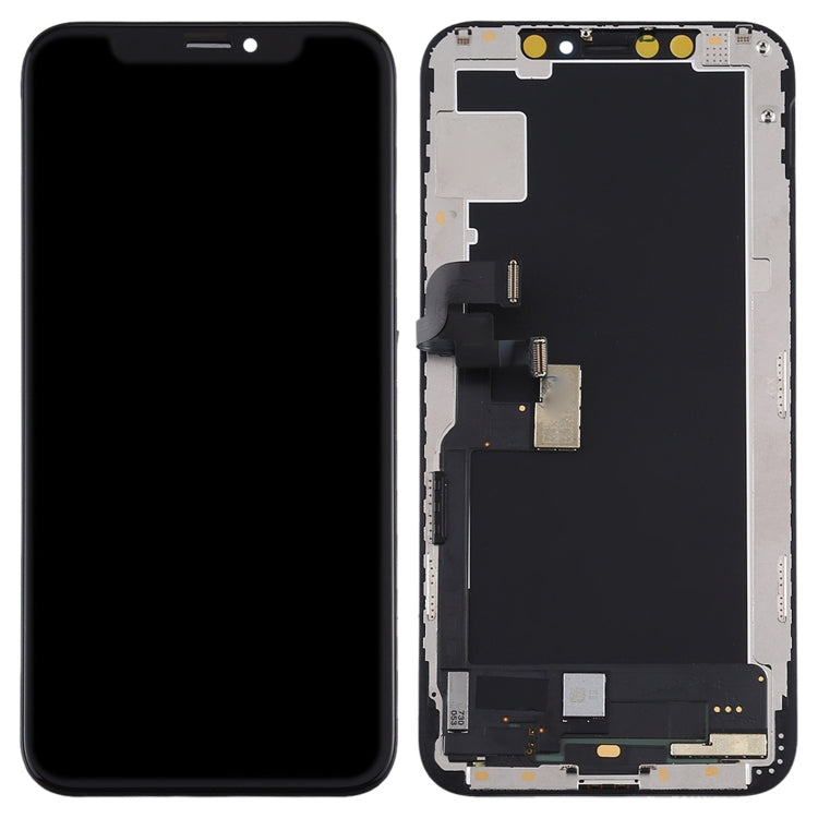หน้าจอ LCD วัสดุ OLED แบบอ่อนและชุดประกอบ Digitizer สำหรับ iPhone XS, For iPhone XS (Hard OLED)