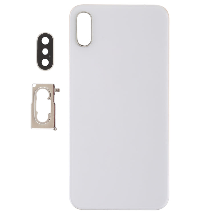 ฝาหลังแบตเตอรี่พร้อมกรอบกล้องด้านหลังและเลนส์และกาวสำหรับ iPhone XS, For iPhone XS with Camera Lens