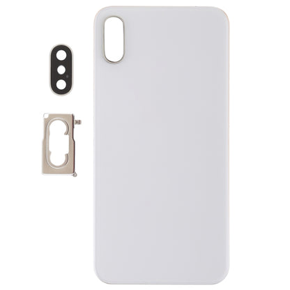 ฝาหลังแบตเตอรี่พร้อมกรอบกล้องด้านหลังและเลนส์และกาวสำหรับ iPhone XS, For iPhone XS with Camera Lens