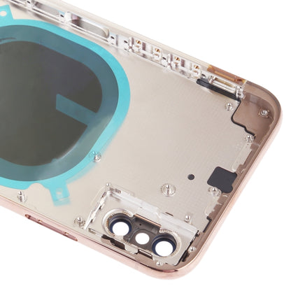 ฝาหลังพร้อมเลนส์กล้องและถาดซิมการ์ดและปุ่มด้านข้างสำหรับ iPhone XS, For iPhone XS (Camera Lens+Side Keys), For iPhone XS with Side keys, For iPhone XS with Card Tray
