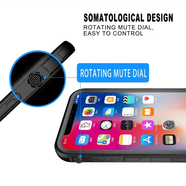 สำหรับ iPhone X / XS 2 ม. กันน้ำ Snowproof 2 ม. กันกระแทกกันฝุ่น PC + เคสซิลิโคน, For iPhone X / XS