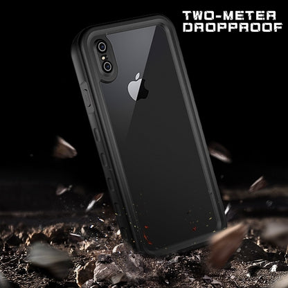 สำหรับ iPhone X / XS 2 ม. กันน้ำ Snowproof 2 ม. กันกระแทกกันฝุ่น PC + เคสซิลิโคน, For iPhone X / XS