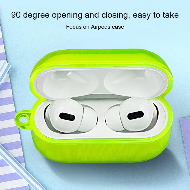 สำหรับ Airpodspro3 แขนป้องกันหูฟังสีทึบเรืองแสงที่เรียบง่าย