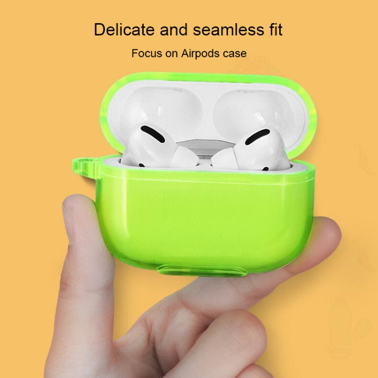 สำหรับ Airpodspro3 แขนป้องกันหูฟังสีทึบเรืองแสงที่เรียบง่าย