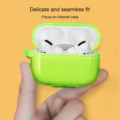 สำหรับ Airpodspro3 แขนป้องกันหูฟังสีทึบเรืองแสงที่เรียบง่าย
