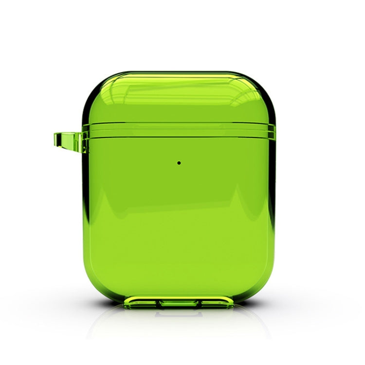 สำหรับ Airpods1/2 ฝาครอบหูฟัง Apple สีทึบเรืองแสงที่เรียบง่าย
