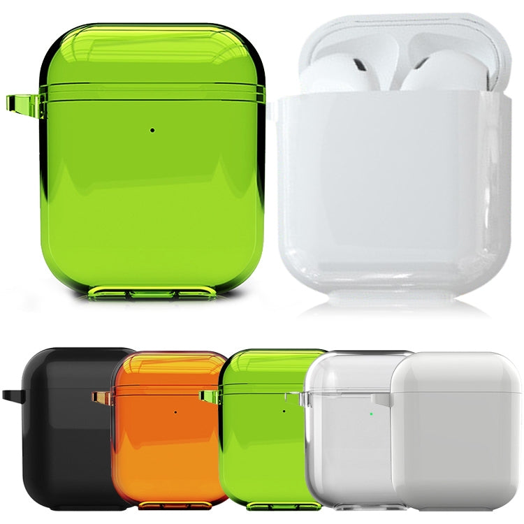 สำหรับ Airpods1/2 ฝาครอบหูฟัง Apple สีทึบเรืองแสงที่เรียบง่าย