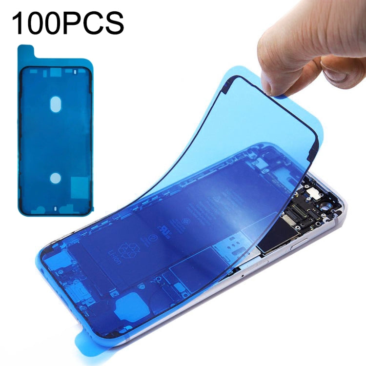 100 ชิ้นจอแอลซีดีกรอบฝาสติ๊กเกอร์กาวกันน้ำสำหรับ iPhone XS, 100 PCS for iPhone XS