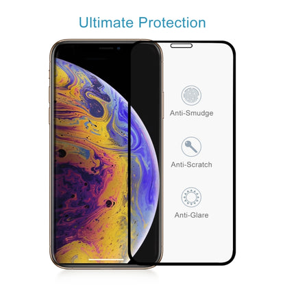 สำหรับ iPhone 11 Pro / XS / X ฟิล์มกระจกนิรภัยป้องกันรอยขีดข่วน 9H 9D Full Screen HD, iPhone XS / X