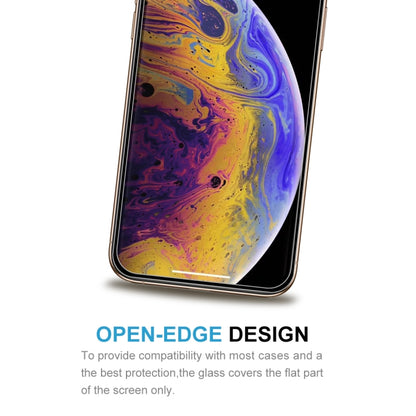สำหรับ iPhone 11 Pro / XS / X ฟิล์มกระจกนิรภัยป้องกันรอยขีดข่วน 9H 9D Full Screen HD, iPhone XS / X