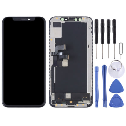 หน้าจอ LCD วัสดุ OLED ดั้งเดิมและชุดประกอบ Digitizer สำหรับ iPhone XS, For iPhone XS (Original)