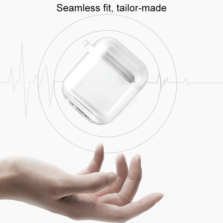 สำหรับ AirPods 1/2 ชุดหูฟังบลูทูธแขนป้องกันกลางแจ้งป้องกันฝุ่น DROP-proof เปลือกป้องกันสามารถยืน TPU
