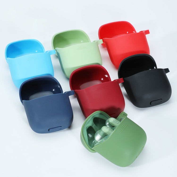 หูฟังไร้สายซิลิโคนสีบริสุทธิ์ป้องกันการล่มสลายสำหรับ JBL TUNE 220TWS