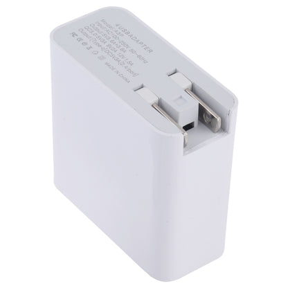 A3P 3A เอาต์พุตสูงสุด USB-C / Type-C + QC3.0 + Dual USB 4 พอร์ตที่ชาร์จสำหรับเดินทางบนผนัง, ปลั๊ก US, US Plug