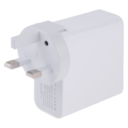 A3P 3A เอาต์พุตสูงสุด USB-C / Type-C + QC3.0 + Dual USB 4 พอร์ตที่ชาร์จสำหรับเดินทางบนผนัง, ปลั๊ก UK, UK Plug