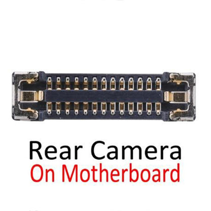 ตัวเชื่อมต่อ FPC ของกล้องด้านหลังด้านหลังบนเมนบอร์ดสำหรับ iPhone XS, For iPhone XS