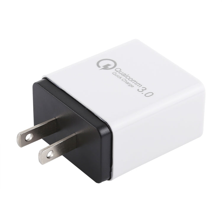 AR-QC-03 2.1A 3 พอร์ต USB ที่ชาร์จแบบชาร์จไฟแบบรวดเร็ว, ปลั๊ก US, AR-QC-03 US, AR-QC-03 US Plug Blue