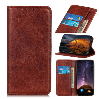 สำหรับ iPhone 11 Magnetic Crazy Horse Texture ซองหนังพลิกแนวนอนพร้อมตัวยึดและช่องเสียบการ์ดและกระเป๋าสตางค์, For XIR (2019)