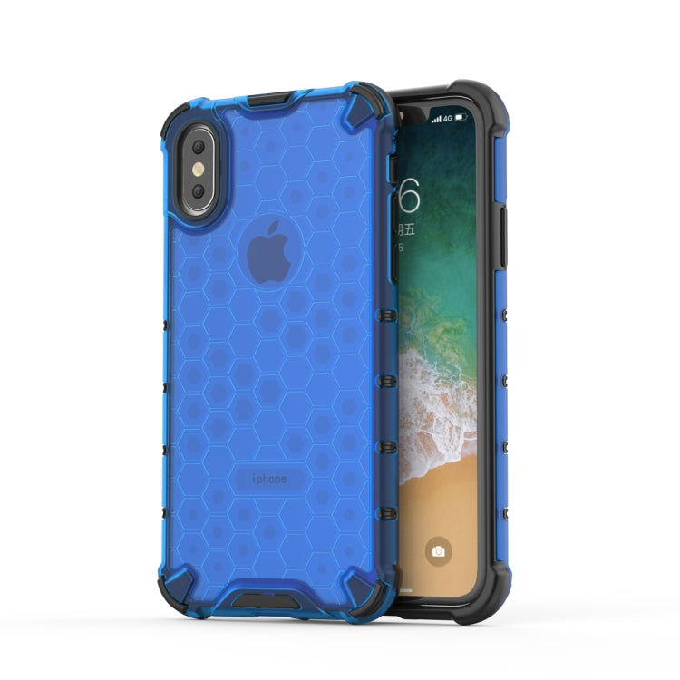 สำหรับ iPhone X / XS กันกระแทก Honeycomb PC + เคสป้องกัน TPU, For iPhone X / XS