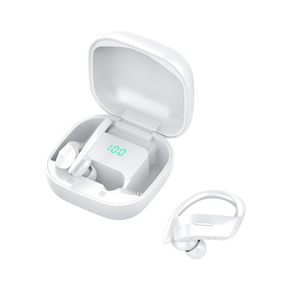 หูฟัง Bluetooth ติดหูไร้สาย 258 พร้อมกล่องชาร์จและจอแสดงผลดิจิตอล รองรับการโทรแบบสัมผัส & HD และระบบสั่งงานด้วยเสียง & NFC, MD03 Black, 258 White