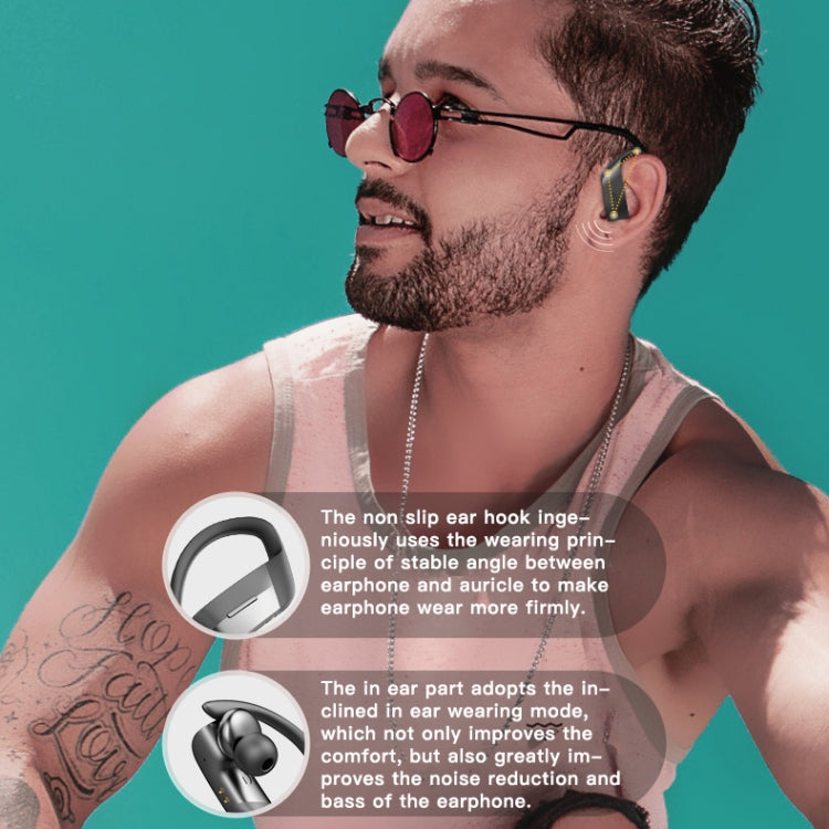 หูฟัง Bluetooth ติดหูไร้สาย 258 พร้อมกล่องชาร์จและจอแสดงผลดิจิตอล รองรับการโทรแบบสัมผัส & HD และระบบสั่งงานด้วยเสียง & NFC, MD03 Black, 258 White