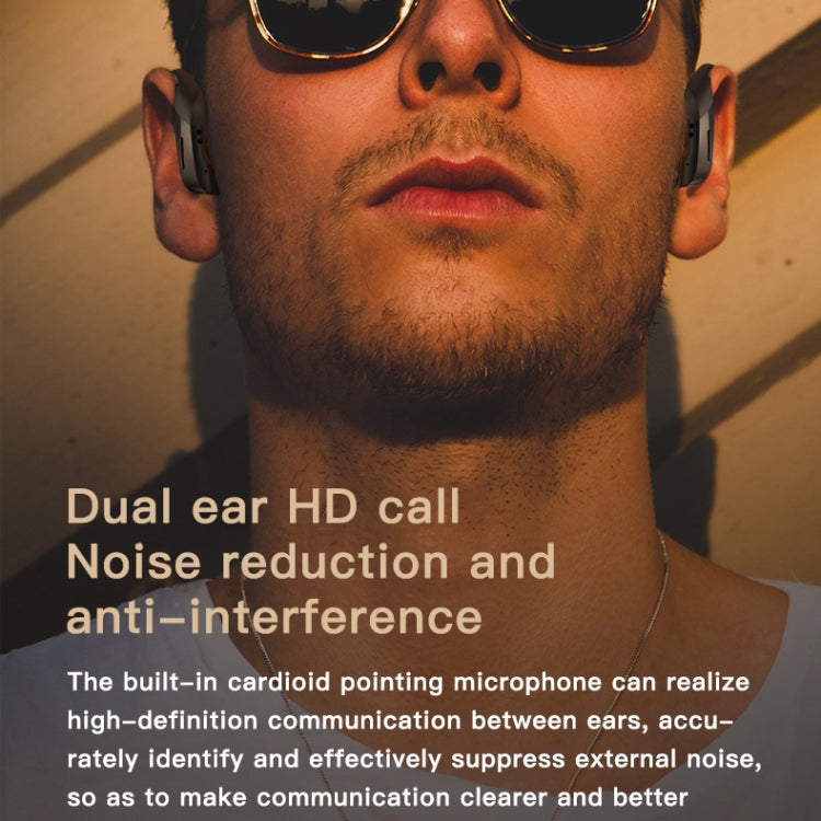 หูฟัง Bluetooth ติดหูไร้สาย 258 พร้อมกล่องชาร์จและจอแสดงผลดิจิตอล รองรับการโทรแบบสัมผัส & HD และระบบสั่งงานด้วยเสียง & NFC, MD03 Black, 258 White