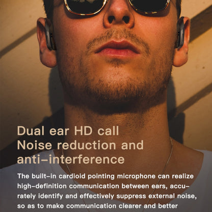หูฟัง Bluetooth ติดหูไร้สาย 258 พร้อมกล่องชาร์จและจอแสดงผลดิจิตอล รองรับการโทรแบบสัมผัส & HD และระบบสั่งงานด้วยเสียง & NFC, MD03 Black, 258 White