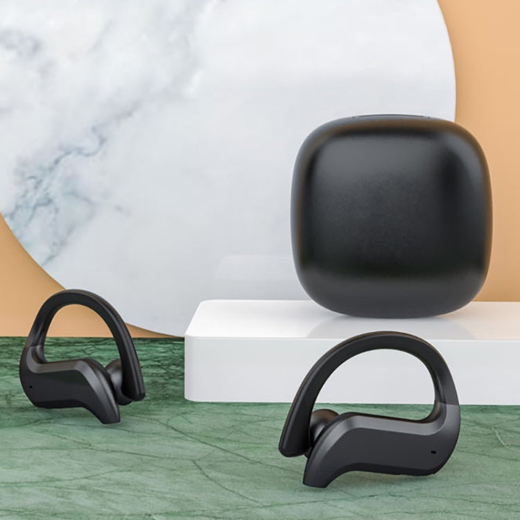 หูฟัง Bluetooth ติดหูไร้สาย 258 พร้อมกล่องชาร์จและจอแสดงผลดิจิตอล รองรับการโทรแบบสัมผัส & HD และระบบสั่งงานด้วยเสียง & NFC, MD03 Black, 258 White