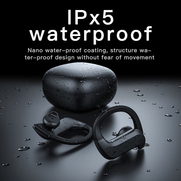 หูฟัง Bluetooth ติดหูไร้สาย 258 พร้อมกล่องชาร์จและจอแสดงผลดิจิตอล รองรับการโทรแบบสัมผัส & HD และระบบสั่งงานด้วยเสียง & NFC, MD03 Black, 258 White