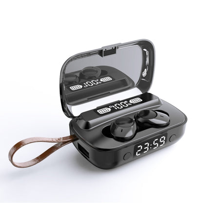 A13 TWS CVC8.0 และ DSP Dual Noise Cancelling หูฟัง Bluetooth แบบสัมผัสพร้อมกล่องชาร์จ, รองรับจอแสดงผลดิจิตอล LED และนาฬิกาและไฟฉายและการโทรแบบ HD และ Siri และ Power Bank, A13