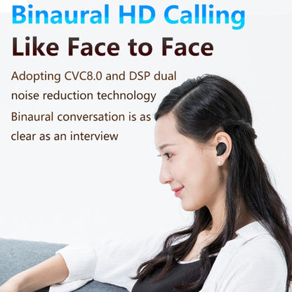 A13 TWS CVC8.0 และ DSP Dual Noise Cancelling หูฟัง Bluetooth แบบสัมผัสพร้อมกล่องชาร์จ, รองรับจอแสดงผลดิจิตอล LED และนาฬิกาและไฟฉายและการโทรแบบ HD และ Siri และ Power Bank, A13