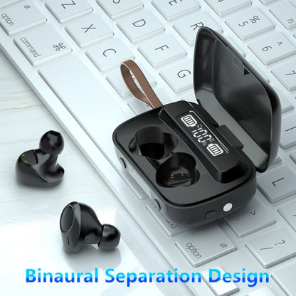 A13 TWS CVC8.0 และ DSP Dual Noise Cancelling หูฟัง Bluetooth แบบสัมผัสพร้อมกล่องชาร์จ, รองรับจอแสดงผลดิจิตอล LED และนาฬิกาและไฟฉายและการโทรแบบ HD และ Siri และ Power Bank, A13