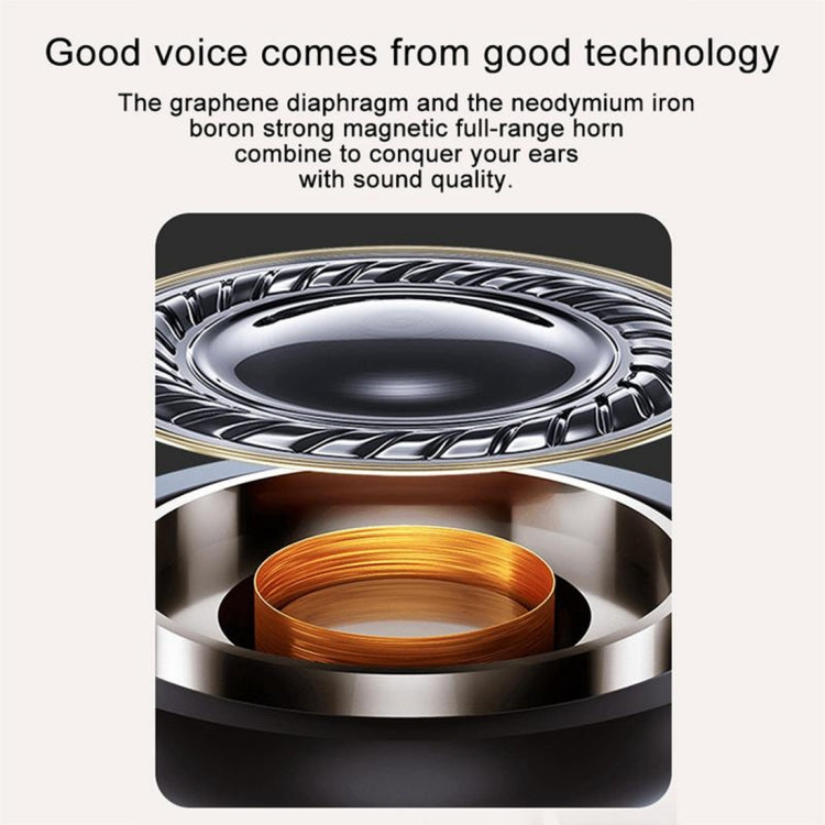 T-88 TWS Bluetooth V5.0 หูฟังสเตอริโอไร้สายพร้อมกล่องชาร์จแม่เหล็ก