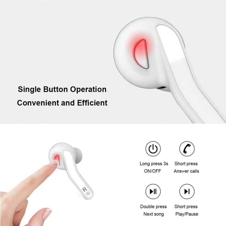 T-88 TWS Bluetooth V5.0 หูฟังสเตอริโอไร้สายพร้อมกล่องชาร์จแม่เหล็ก