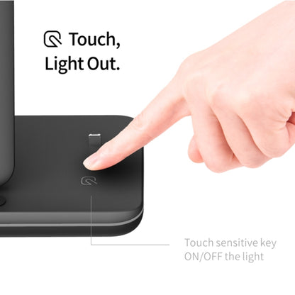 Z5 QI เครื่องชาร์จแม่เหล็กแนวตั้งแบบไร้สายสำหรับโทรศัพท์มือถือและนาฬิกา Apple และ AirPods / Xiaomi Redmi AirDots พร้อมไฟวงแหวนสัมผัส, Z5