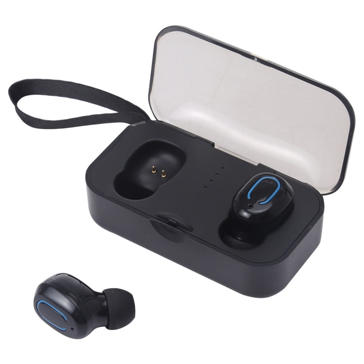 TI8S TWS หูฟังสเตอริโอไร้สาย Bluetooth 5.0 พราวพร้อมเคสชาร์จ