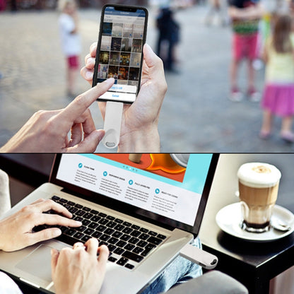 S29 3 in 1 32GB Micro USB + USB + อินเทอร์เฟซ 8 พิน Metal Twister Flash Disk, 32GB